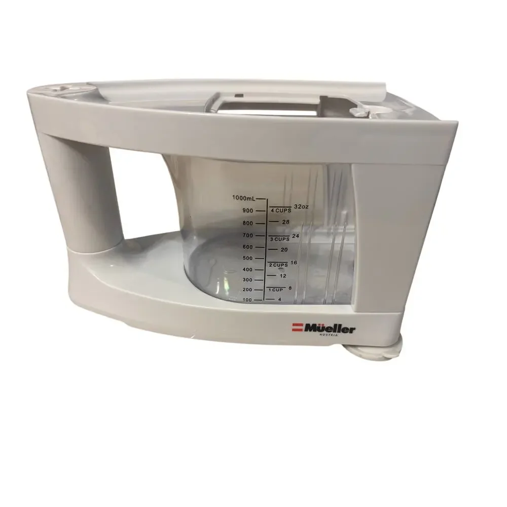 Mueller Austria Spiralizer Vegetable Slicer Container Cookbook & Slicing Blade